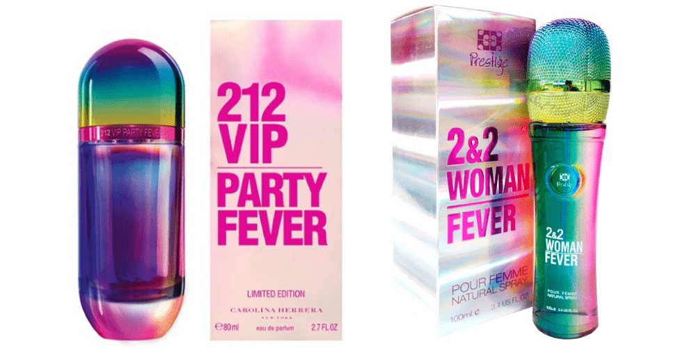 Perfume Prestige 2&2 woman fever inspirado en 212 vip party fever mujer carolina herrera, tienda virtual sol universal colombia, envío gratis colombia